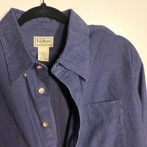 L.LBean corduroy button up, Men’s Tall